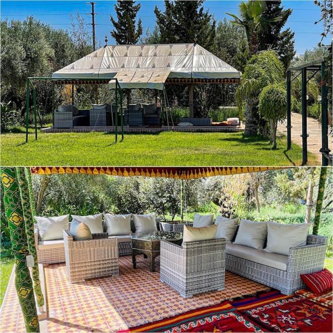 Ferme De Vacances Avec Une Grande Villa A Marrakech Marrakesh Exterior photo