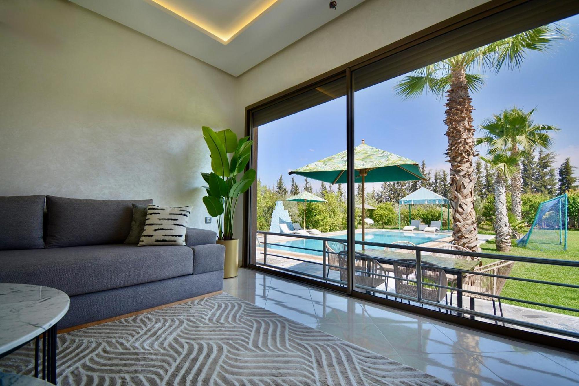 Ferme De Vacances Avec Une Grande Villa A Marrakech Marrakesh Exterior photo